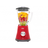 Liquidificador Oster Super Chef Copo de Vidro - 1,25L Vermelho 8 Velocidades 750W