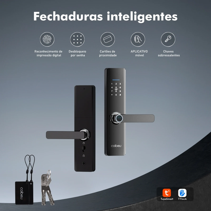 Fechadura Eletronica Tuya Wifi Coibeu - WKZW-N08