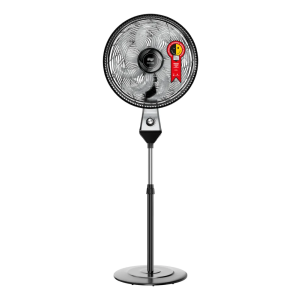 Ventilador de Coluna Silencioso WAP Flow Turbo 180W 8 Pás com Ajuste de Altura e 3 Velocidades 127V