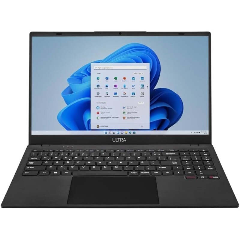 Notebook Ultra com Windows 11 Home Tela 14 Pol Processador Celeron N4020C Memória 4GB 128GB eMMC Cinza - UB250