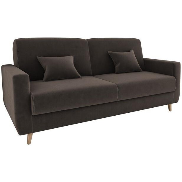 Sofá-cama Casal 3 Lugares Reclinável Veludo Matrix Emília